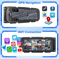 Estéreo para Auto Android de 7 Pulgadas para Dodge Chrysler Jeep 2002-2005, CarPlay Inalámbrico, Android Auto, DSP, GPS, Navegación, WiFi, BT