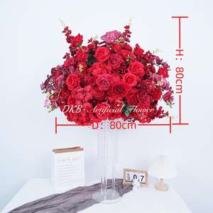 Mini Bola de flores centro de mesa decoraciones de boda soporte de flores y bola para el hogar - Product Image 2