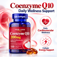 Gélules de Coenzyme Q10 OEM, Ubiquinone, Complément Alimentaire Quotidien, Marque Privée, Vente en Gros, Fabricant de Gélules, Exportation