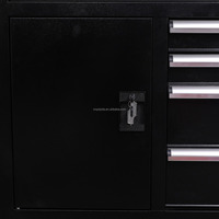 Armoire à outils multi-usages durable à 9 tiroirs avec roulettes, couleur personnalisée, en métal, pour atelier, garage, centre d'entretien automobile, chariot à outils