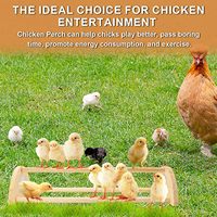 Perchoir en bois JQ pour poussins, barre de perchoir robuste pour poulets, idéal pour l'élevage des poussins