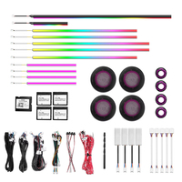 Kit d'éclairage d'ambiance LED NOVKIR Symphony pour BMW Série 3 et 4 (F30, F31, F32, F33, F36) – Bande acrylique pour intérieur, lampe d'ambiance 12V 6W