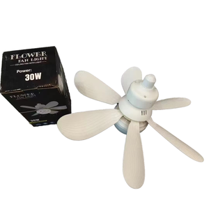 Nueva llegada 2025 Control remoto <span class=keywords><strong>ABC</strong></span> + PP Ventilador de techo con iluminación Luz de ventilador de techo de dormitorio pequeño - Product Image 3