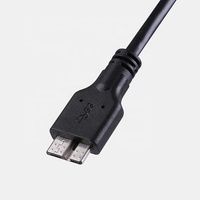 Câble de données USB 3.0 OTG haute vitesse Micro B vers Type-C 5G avec charge rapide 3A 2m pour disque dur externe