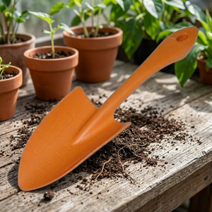 Taiwan Made UPTI High Quality <b>Kid's</b> Plastic Gardening <b>Tool</b> Mini One Piece Hand Trowel Straight Bag Handle DIY OEM - Product Image 3