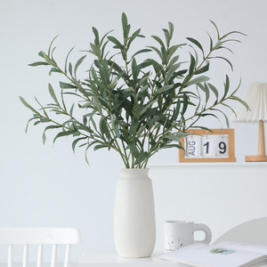 Ramas de Olivo Artificiales con Frutos, Flores de Seda Plástica de 30cm-100cm, Decoración para el Hogar, Arreglos Florales de Interior, Accesorios para Bodas - Product Image 3