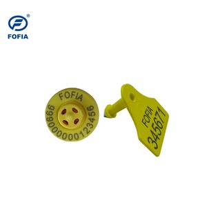 Nouvelle étiquette d'oreille RFID personnalisée couleur, norme ISO FDX-B avec puce de lecture/écriture, matériau TPU pour le suivi du bétail - Product Image 3