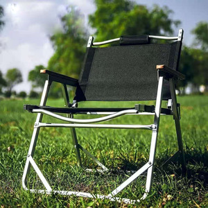 Aluminum Alloy Folding Camping <b>Chair</b> 55x43x61cm Oxford Cloth Garden <b>Chair</b> Casual Style Foldable Outdoor Use - Product Image 1