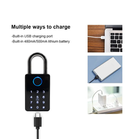Candado Inteligente Tuya App Impermeable con Huella Dactilar Biométrica Cerradura Digital Inteligente para Puerta de Acero Seguridad Mejorada