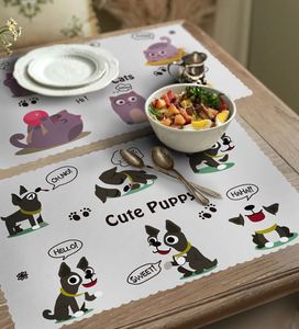 Impression personnalisée OEM ODM en stock, sets de table carrés en papier pour repas, sublimation - Product Image 2