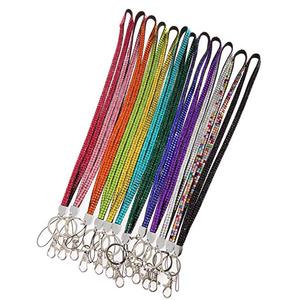 32 "All Around Bling Strass Neck Strap Lanyards para ID Badge Keys Holder Presente Bonito Crystal Lanyards - Product Image 1