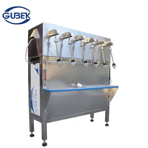 Manual hand operated Siphonage alcohol liquid filling machine