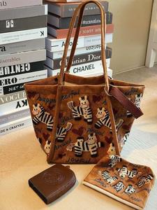 Nouveau Sac Fourre-tout en Toile 2026 Grande Capacité Sac à Bandoulière Unique Sac de Courses en Toile Personnalisable à Prix Abordable avec Fermeture Éclair - Product Image 4