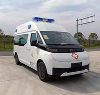 Nouvelle ambulance électrique Geely pour le transfert de patients, véhicule médical de secours d'urgence avec équipement complet de soins intensifs