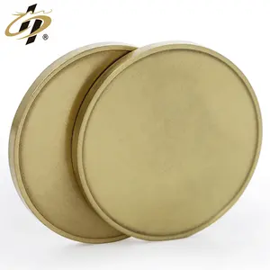 Shuanghua Cheap Bronze Metal Gold Blank Copper Coin Challenge Coin Buyer monete in ottone incise personalizzate