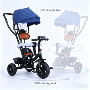 Nuovo Modello <span class=keywords><strong>Bici</strong></span> Senza Pedali 4-in-1 di Alta Qualità per Bambini, Forcella in Lega di Alluminio, Telaio in Acciaio a 3 Ruote, Monovelocità, <span class=keywords><strong>Cestino</strong></span> in Plastica - Product Image 2