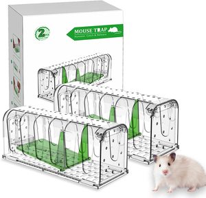 Caja de ratón viva de Venta caliente sin fabricantes de <span class=keywords><strong>veneno</strong></span> trampa de ratón de jaula de plástico humana para interiores - Product Image 2