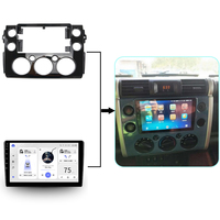 Ai Jia Voiture Canbus Vidéo Multimédia Navigation Radio Android Tableau de bord Faisceau de câbles Cadre de câble pour 2007-2013 TOYOTA FJ 9INCH