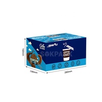 Individuelle Getränke-Aufsteller mit Abreißfunktion, PDQ-Displaybox, Einzelhandels-Kartonverpackung, Regalfertige Verpackung, RRP-Thekenaufsteller aus Wellpappe