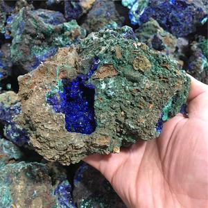 Commercio all'ingrosso Naturale Ruvido Blu <span class=keywords><strong>Azzurrite</strong></span> Cristallo Specimen Grezzo Pietra <span class=keywords><strong>Azzurrite</strong></span> E Malachite <span class=keywords><strong>Minerale</strong></span> Per La Decorazione - Product Image 2