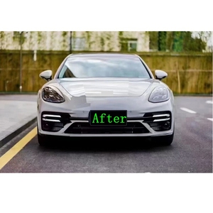 สำหรับ <span class=keywords><strong>Porsche</strong></span> <span class=keywords><strong>Panamera</strong></span> 970.1/970.2 อัพเกรดเป็นกันชนหน้า 971 วัสดุ ABS+PP ปี 2010-2016 - Product Image 6