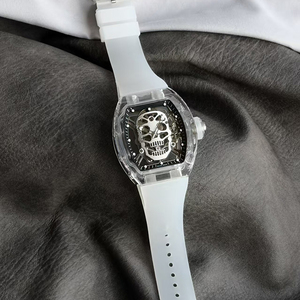 Reloj Tourbillon de Edición Limitada de Lujo y Alta Calidad para Hombre, Caja de Cristal, Diseño de Calavera, Mecánico Automático, Deportivo, Resistente al Agua - Product Image 2