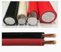 UV-beständiges Kupfer-Solarkabel für den Außenbereich 2,5mm 4mm 6mm Rot Schwarz PV-Kabel für Solaranlagen