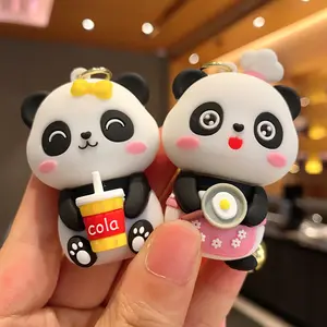 Vente en gros d'anime dessin animé ours Mimi porte-clés carte wow panda porte-clés pendentif mignon porte-clés