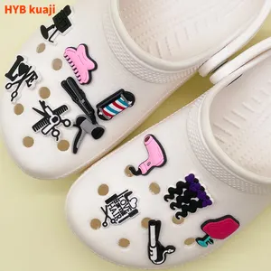 HYB Kuaji 2D Regular Stylish And Elegant Button Various Styles Cute Shoes Charms