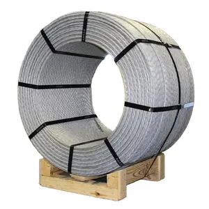 Post tensioning high tensile steel 7 Wire Bright Pc Steel Strand For Prestressed Concrete Construction Build Bridge