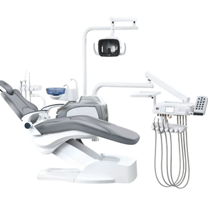 Cama elétrica do tratamento do couro microfibra simples cadeira odontológica para clínicas unidade <span class=keywords><strong>dental</strong></span> plástica metal aço durável - Product Image 1