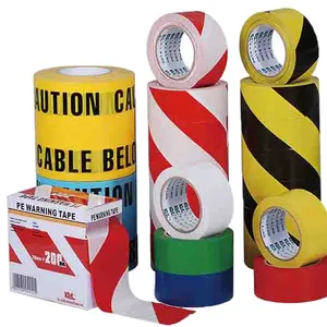 Warning Tape Saudi Arabia Manufacturers Floor Pe Caution 500M Red And White Warning-Tape