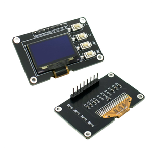 Module d'affichage OLED I2C de 0,96 pouce, carte pilote SSD1315 128x64 avec clavier à 4 touches pour contrôle DIY Arduino - Product Image 6