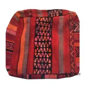 เบาะรองนั่งสไตล์โมร็อกโกแบบวินเทจ พับได้ ใช้เป็นเก้าอี้หรือออตโตมัน ผลิตในโมร็อกโก - Product Image 1