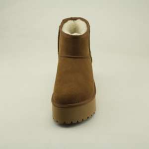 Yüksek topuklu kalın tabanlar ayak bileği kar botları kadın kış - Product Image 4