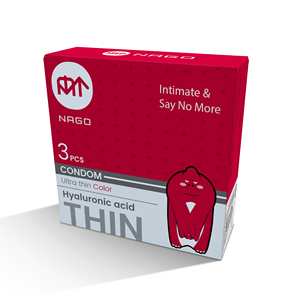 Préservatifs en latex pour hommes, ultra-fins, de différentes couleurs, à la mode, avec un lubrifiant de qualité médicale, moins de 0,05 mm - Product Image 1