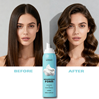 Mousse coiffante pour cheveux en gros avec logo personnalisé 150 ml, mousse coiffante pour cheveux, mousse coiffante pour cheveux bouclés, prise en charge de l'étiquetage personnalisé