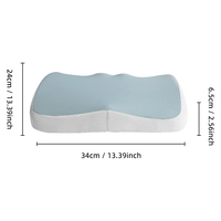 Coussin de siège ergonomique pour étudiants, rembourrage en mousse à mémoire de forme, matériau 100% polyester, amovible, lavable, personnalisable pour une utilisation en classe
