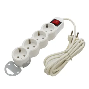 HAOYONG prezzo di fabbrica prese di estensione elettrica 4 Gang Power Round universale Power Strip Extension Board