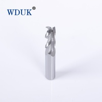 Fraise à dégrossir en carbure monobloc de haute précision, multi-tailles 4mm-20mm, pour le fraisage industriel de l'aluminium sur CNC