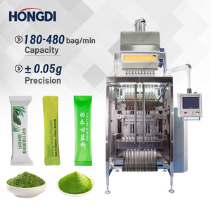 Máquina Envasadora de Polvo de Acero Inoxidable de Grado Alimenticio de Diez Columnas para la Producción de Polvo de Matcha y Café - Product Image 1
