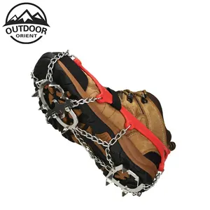 Outdoor Sports Hiking Boots Super sell-Outdoor Hiking Climbing Anti Skid Crampons Winter Walk Ice Fishing Snowshoes