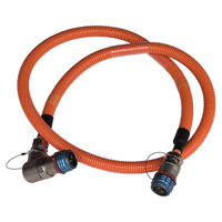 Harnais de câblage haute tension personnalisé pour camion de voirie électrique BYD T4C, câble orange blindé pour chauffage PTC