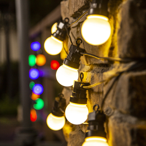 <span class=keywords><strong>Guirnalda</strong></span> de luces Led de Navidad para exteriores, luces de decoración de fiesta de boda, bola redonda - Product Image 4