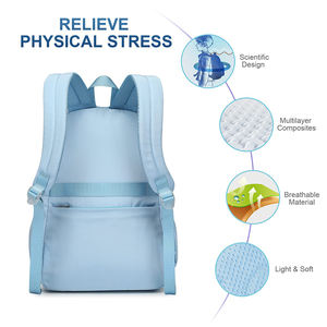 Mochilas escolares de estilo sencillo <span class=keywords><strong>para</strong></span> niños y <span class=keywords><strong>adolescentes</strong></span>, mochila con función de almacenamiento de <span class=keywords><strong>libros</strong></span> - Product Image 3