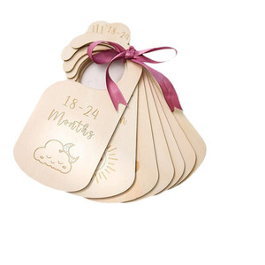 Séparateurs de placard en bois sûrs pour bébés garçons et filles, de la naissance à <span class=keywords><strong>24</strong></span> <span class=keywords><strong>mois</strong></span>, organiseurs de placard, 7 pièces, séparateurs de placard pour bébés - Product Image 6