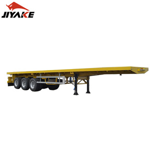 Semi-remorque à conteneur à plat 2 3 4 essieux neuves et d'occasion remorques <span class=keywords><strong>de</strong></span> camion <span class=keywords><strong>en</strong></span> acier avec pneu 12R22.5 pour le <span class=keywords><strong>transport</strong></span> <span class=keywords><strong>de</strong></span> véhicules disponibles - Product Image 4