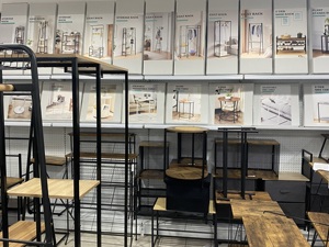 Chiều Cao Có Thể Điều Chỉnh Có Thể Gập Lại Kim Loại & MDF Máy Tính Xách Tay Máy Tính Bàn Cho Phòng Khách Phòng Ngủ Với Bề Mặt PVC - Product Image 6