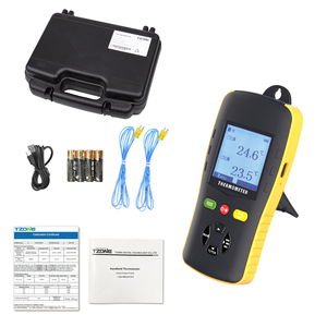 TC602 เครื่องบันทึกอุณหภูมิแบบสองช่องสัญญาณ ความแม่นยำสูง เครื่องบันทึกข้อมูลอุณหภูมิเทอร์โมคัปเปิล เครื่องวัดอุณหภูมิเทอร์โมคัปเปิลชนิด K - Product Image 6