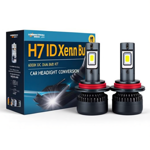 Kit de deux ampoules H7 HID Xenon 6000K DC pour conversion de phares de voiture - Product Image 2